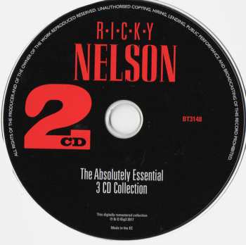 3CD Ricky Nelson: The Absolutely Essential 3 CD Collection	 100503
