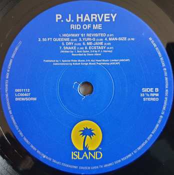 LP PJ Harvey: Rid Of Me 30490