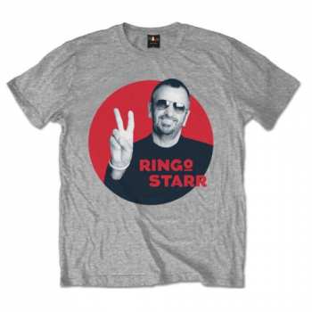Merch Ringo Starr: Tričko Peace Red Circle 