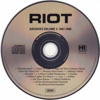 CD/DVD Riot: Archives Volume 3: 1987-1988 2648