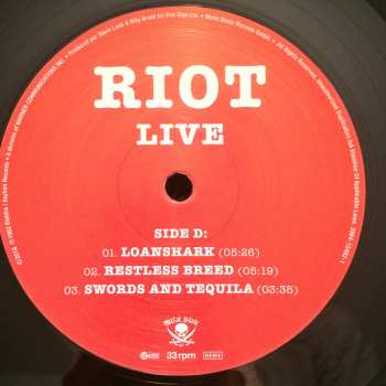 2LP Riot: Restless Breed / Live 72661