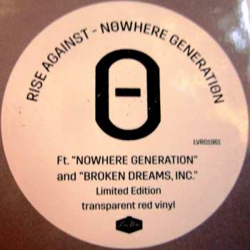LP Rise Against: Nowhere Generation LTD | CLR 311283