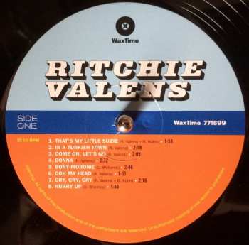 LP Ritchie Valens: Ritchie Valens LTD 123545