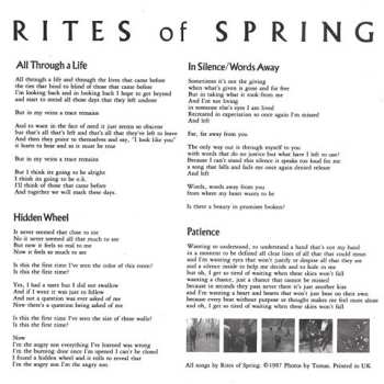 SP Rites Of Spring: All Through A Life 445299