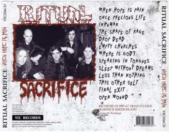CD Ritual Sacrifice: When Hope Is Pain 102772