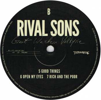 2LP Rival Sons: Great Western Valkyrie 14727
