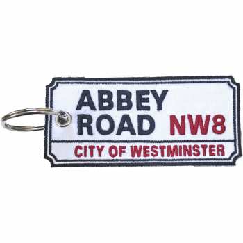 Merch Road Sign: Klíčenka Abbey Road, Nw London Sign 