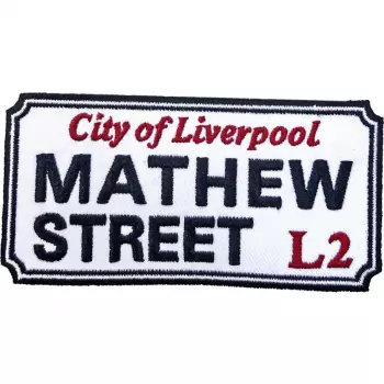Nášivka Mathew Street, Liverpool Sign