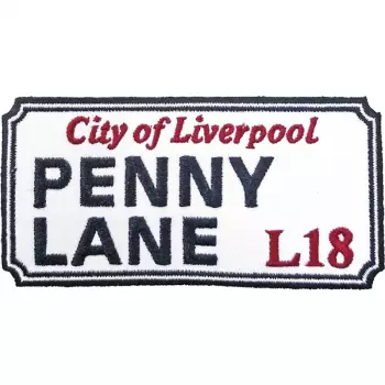 Road Sign: Nášivka Penny Lane, Liverpool Sign