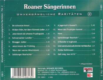 CD Roaner Sängerinnen: D' Rupertiwinkler - Unvergängliche Raritäten 2 278862