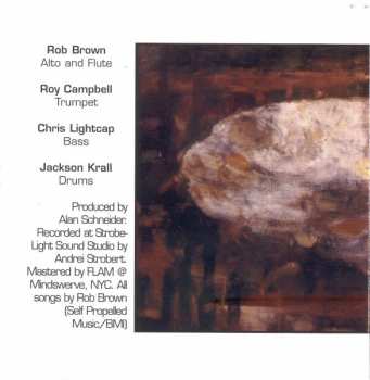 CD Rob Brown Quartet: Jumping Off The Page