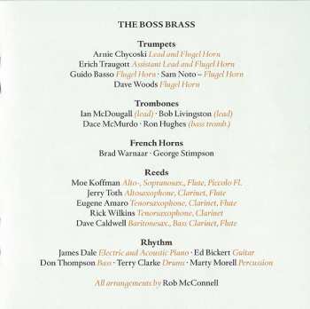 CD Rob McConnell & The Boss Brass: Present Perfect 536724