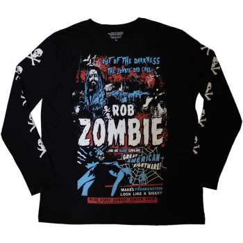 Merch Rob Zombie: Rob Zombie Unisex Long Sleeve T-shirt: Zombie Call (sleeve Print) (xx-large) XXL