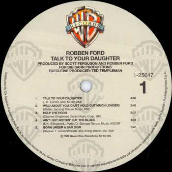 LP Robben Ford: Talk To Your Daughter 532873