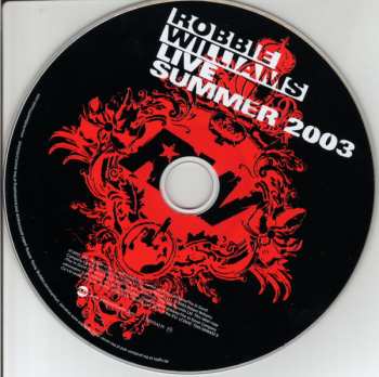 CD Robbie Williams: Live Summer 2003