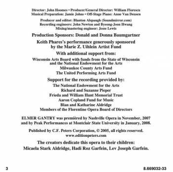 2CD Robert Aldridge: Elmer Gantry 401400