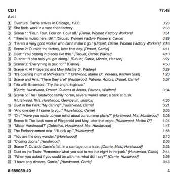 2CD Robert Aldridge: Sister Carrie 446263