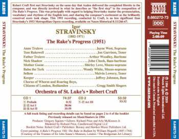 2CD Robert Craft: The Rake's Progress 189895