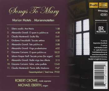 CD Robert Crowe: Songs To Mary - Marian Motets 377024