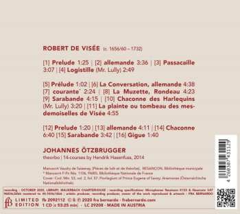 CD Robert de Visée: De Visee LTD 517997