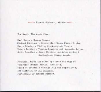 CD Robert Forster: Inferno 187198