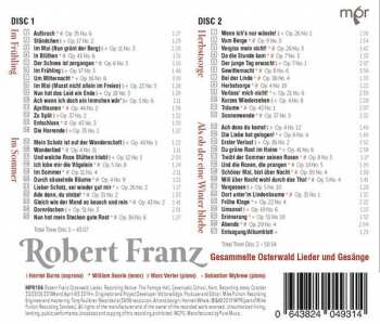 2CD Robert Franz: Gesammelte Osterwald Lieder Und Gesänge 321953