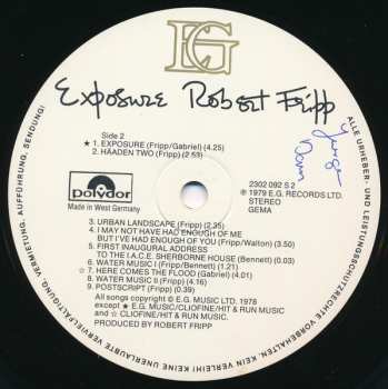 LP Robert Fripp: Exposure