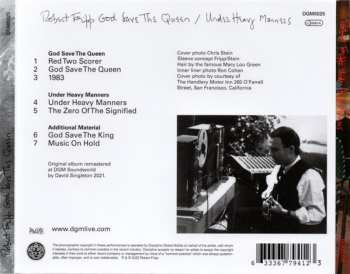CD Robert Fripp: God Save The Queen / Under Heavy Manners 338343