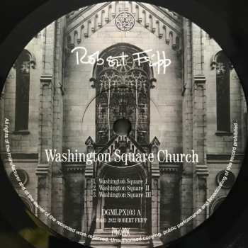 2LP Robert Fripp: Washington Square Church 391802
