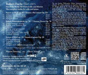 CD Robert Fuchs: The Complete Works For Cello And Piano 294475