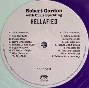 LP Robert Gordon: Hellafied LTD | CLR 430139