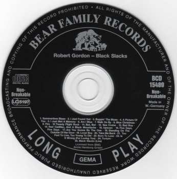 CD Robert Gordon: Black Slacks 379666