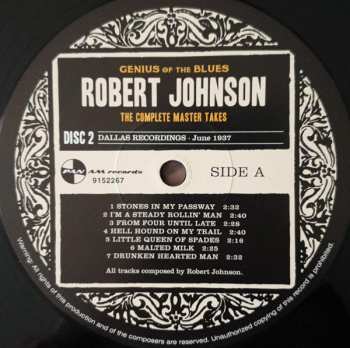 2LP Robert Johnson: The Complete Master Takes LTD 146653