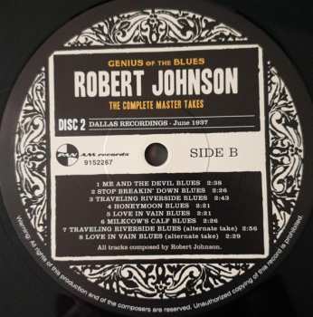 2LP Robert Johnson: The Complete Master Takes LTD 146653