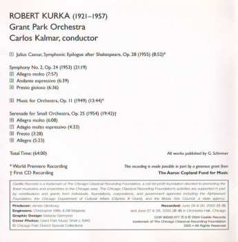 CD Robert Kurka: Symphonic Works 414621