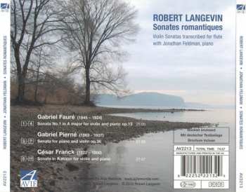 CD Robert Langevin: Sonates Romantiques (Violin Sonatas Transcribed For Flute) 336104
