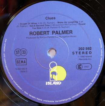 LP Robert Palmer: Clues