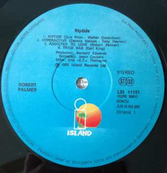 LP Robert Palmer: Riptide 42433