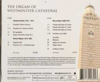 2CD Robert Quinney: The Organ Of Westminster Cathedral 286639