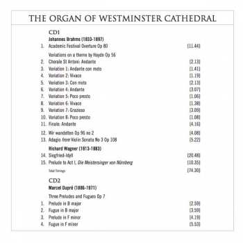 2CD Robert Quinney: The Organ Of Westminster Cathedral 286639