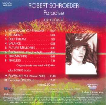 CD Robert Schröder: Paradise (Edition 2014)