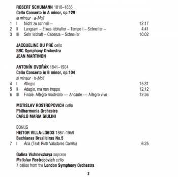CD Robert Schumann: Cello Concerto In A Minor, Cello Concerto In B Minor 347307