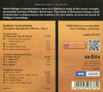 CD Robert Schumann: Complete Symphonic Works Vol. I 306395