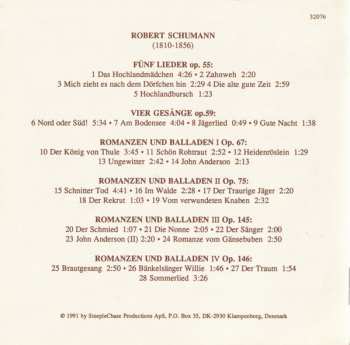 CD Robert Schumann: Complete Works For Mixed Chor A Cappella 340681