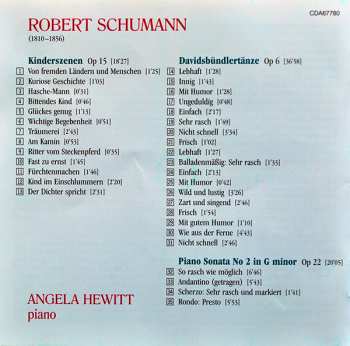 CD Robert Schumann: Davidsbündlertänze • Kinderszenen • Sonata In G Minor 309279