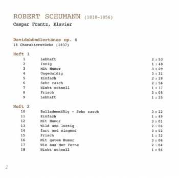 SACD Robert Schumann: Davidsbündlertänze | Nachtstücke | Gesänge Der Frühe 439416