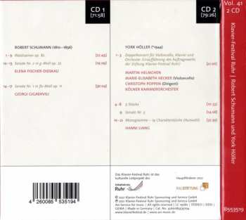 2CD/Box Set Robert Schumann: Edition Klavier-Festival Ruhr: Robert Schumann Und York Höller (Live Recording 2022) 436140