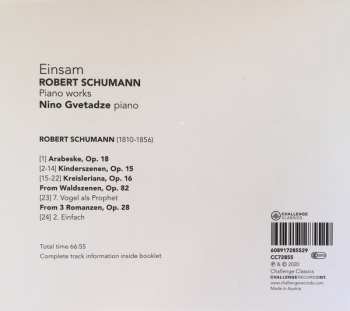 CD Robert Schumann: Einsam (Piano Works) 104839