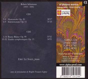 2CD Robert Schumann: Humoreske, Bunte Blätter & Etudes Symphoniques (Klavierwerke & Kammermusik - IV) 324472