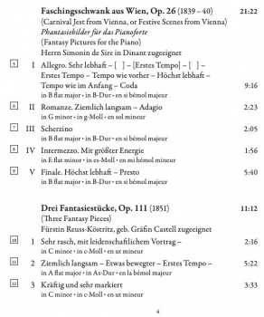 CD Robert Schumann: Jean-Efflam Bavouzet Plays Schumann 323116